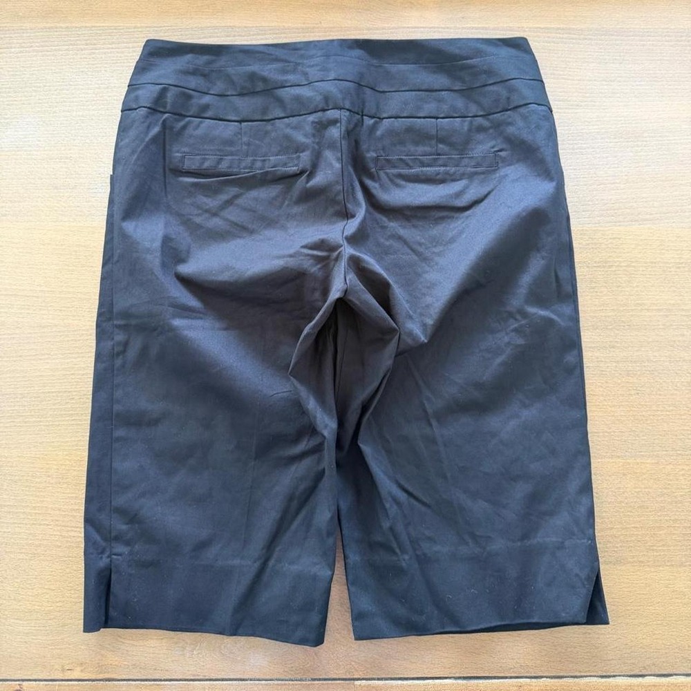 Vintage Rampage Y2K Black Low Rise Bermuda Shorts Office Siren Size 5 - Picture 4 of 5